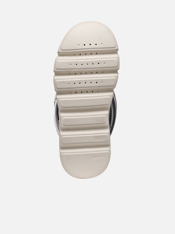 Geox Strieborné dievčenské zimné topánky Geox Willabooa