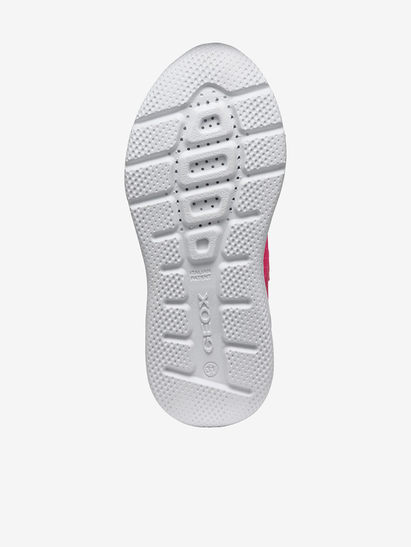 Geox Tmavoružové dievčenské tenisky Geox Sprintye