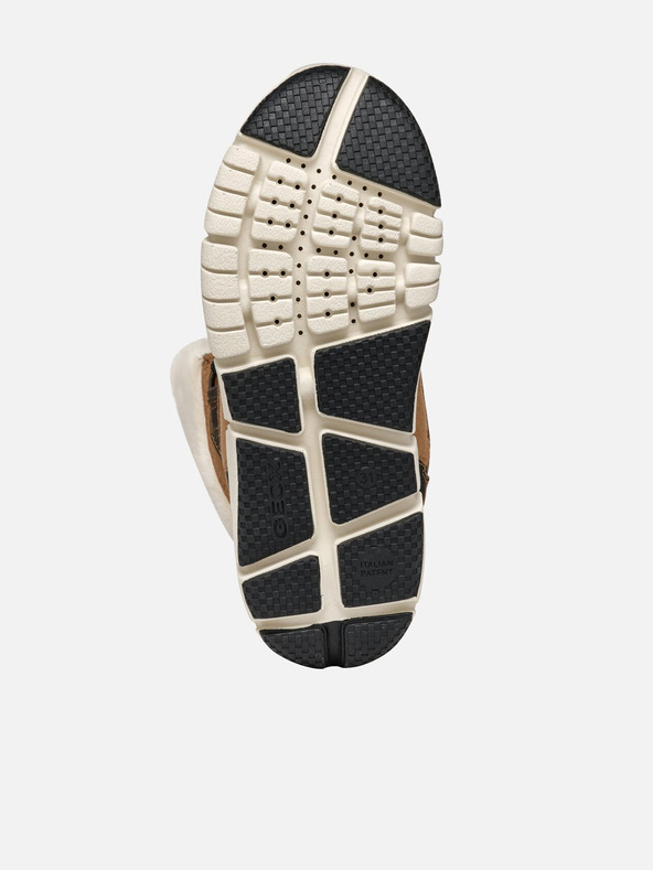 Geox Svetlohnedé dievčenské členkové topánky Geox Flexyper AB