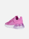 Geox Růžové dievčenské tenisky Geox Activart illuminus