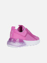 Geox Růžové dievčenské tenisky Geox Activart illuminus