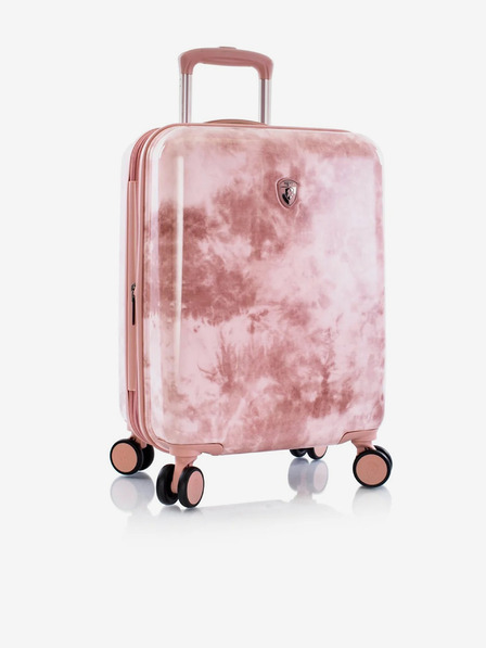 Heys Ružový vzorovaný cestovný kufor Heys Tie-Dye S