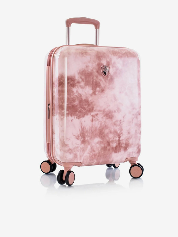 Heys Ružový vzorovaný cestovný kufor Heys Tie-Dye S