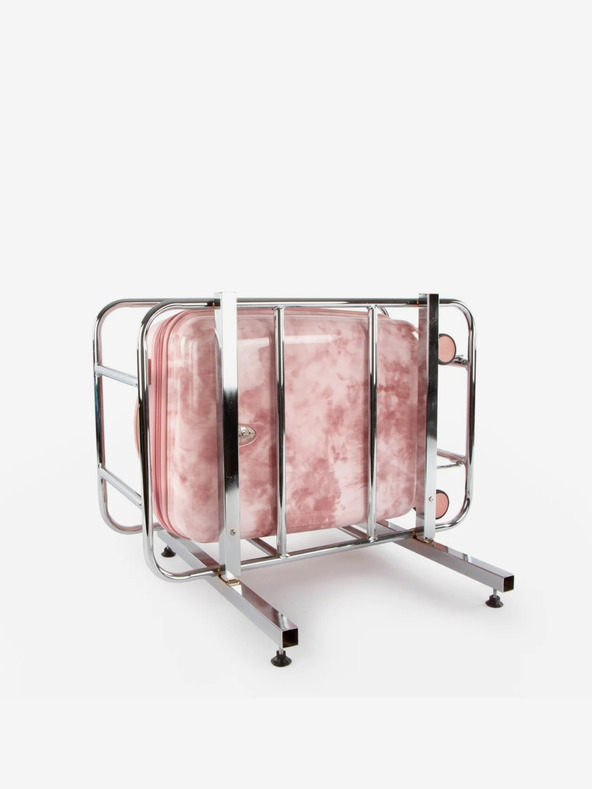 Heys Ružový vzorovaný cestovný kufor Heys Tie-Dye S