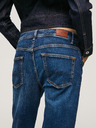Pepe Jeans Tmavomodré dámske džínsy rovného strihu Pepe Jeans Violet