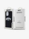 DKNY Liquid Silicone Arch Logo MagSafe zadný kryt pre iPhone 14 Pro Black DKNY