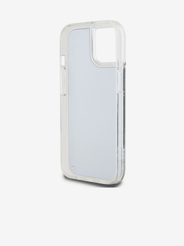 DKNY Liquid Glitter Arch Logo Zadný kryt pre iPhone 14 Black DKNY