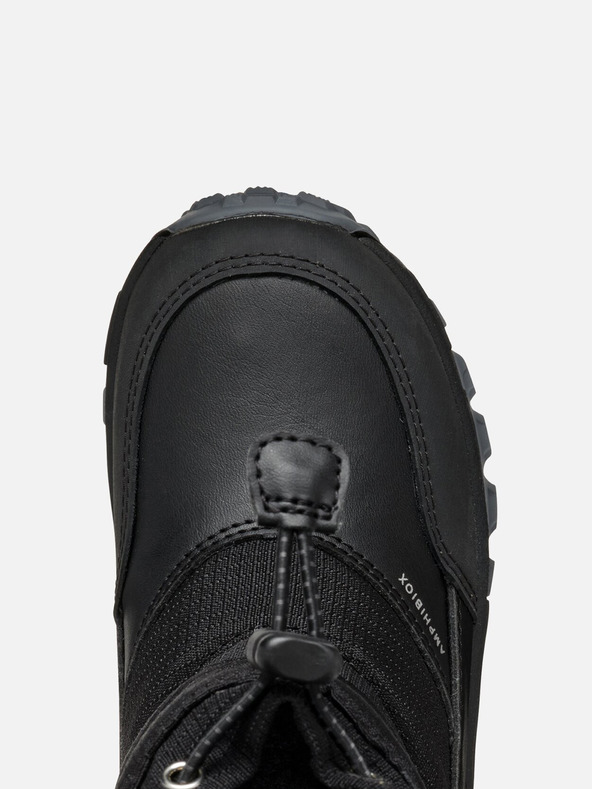 Geox Čierne chlapčenské zimné topánky Geox Himalaya ABX