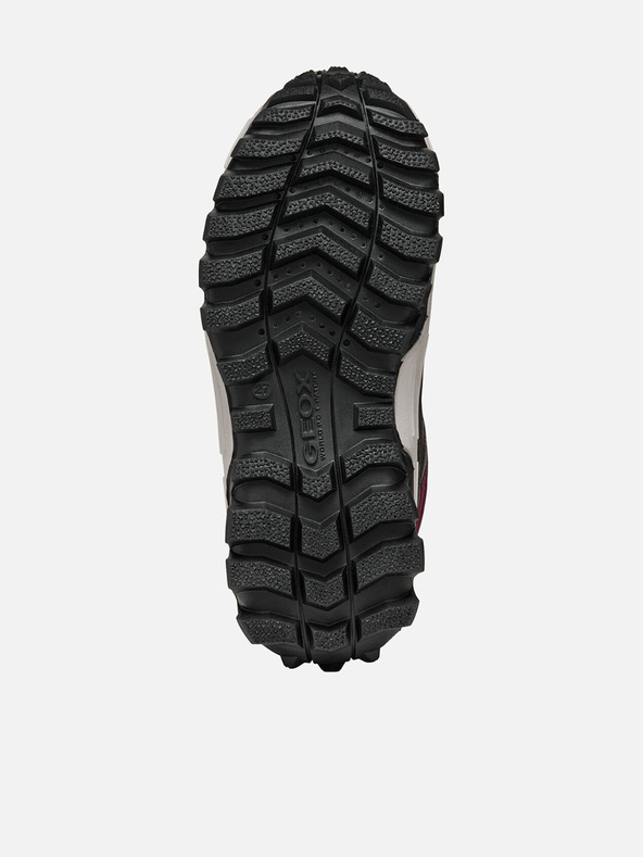 Geox Červené dievčenské zimné topánky Geox Himalaya B Ab