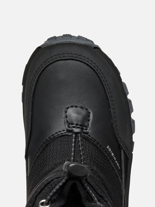 Geox Čierne chlapčenské zimné topánky Geox Himalaya ABX