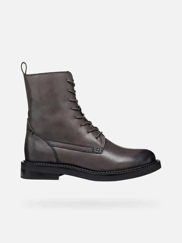 Geox Béžové dámske členkové topánky Geox Serilda