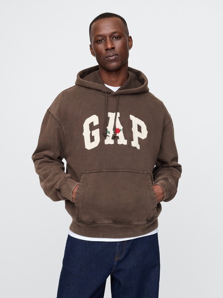 GAP Oversize mikina s logom Western GAP