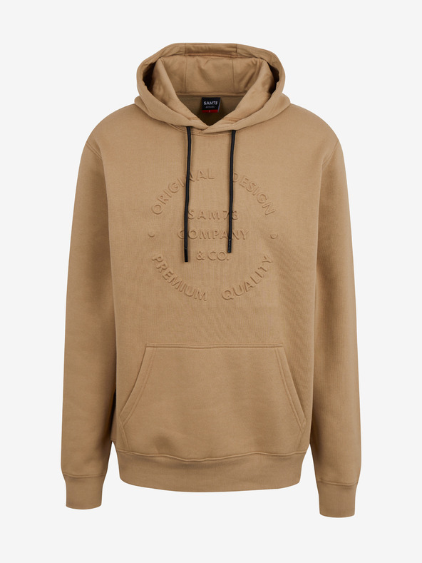 Sam 73 Svetlohnedá pánska mikina SAM 73 Albus