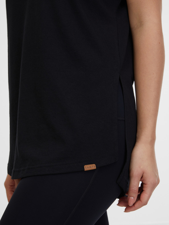 Sam 73 Čierne dámske tričko SAM 73 Carolina