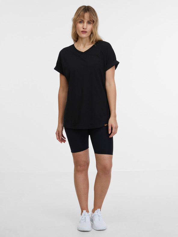 Sam 73 Čierne dámske tričko SAM 73 Carolina