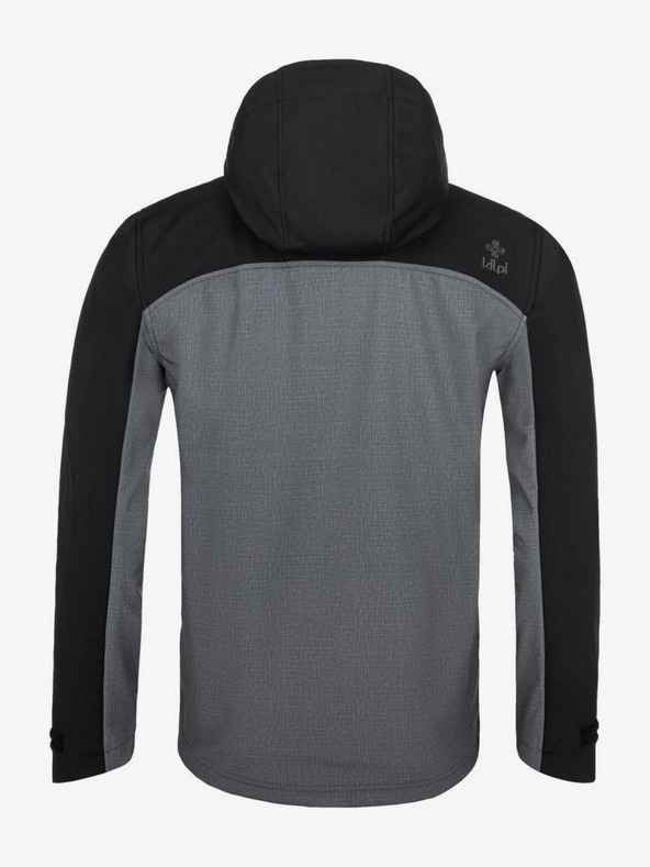Kilpi Čiernošedá pánska softshellová bunda Kilpi RAVIO-M