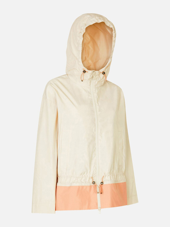 Geox Krémová dámska parka Geox Bulmya