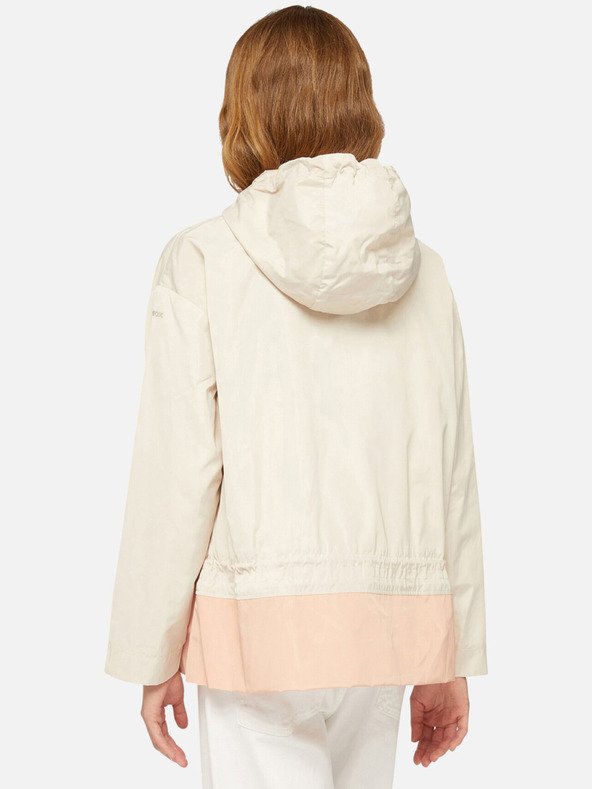 Geox Krémová dámska parka Geox Bulmya