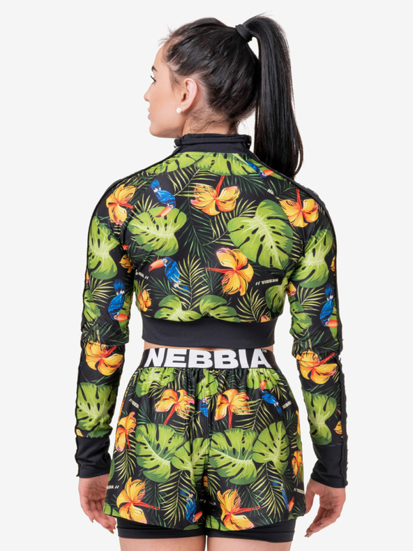 Nebbia Dámska vysokogramážna bunda 564 Nebbia Jungle green