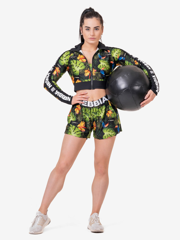 Nebbia Dámska vysokogramážna bunda 564 Nebbia Jungle green