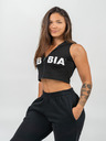Nebbia Crop mikina bez rukávov MUSCLE MOMMY 258