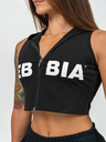 Nebbia Crop mikina bez rukávov MUSCLE MOMMY 258