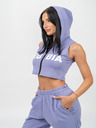 Nebbia Crop mikina bez rukávov MUSCLE MOMMY 258
