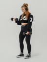 Nebbia Crop top mikina MUSCLE MOMMY 619