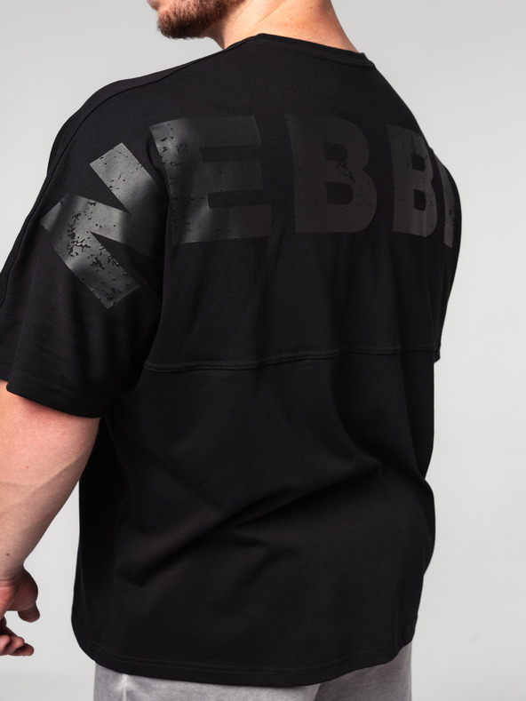 Nebbia Tričko nadrozmernej veľkosti NO SHORTCUTS 354
