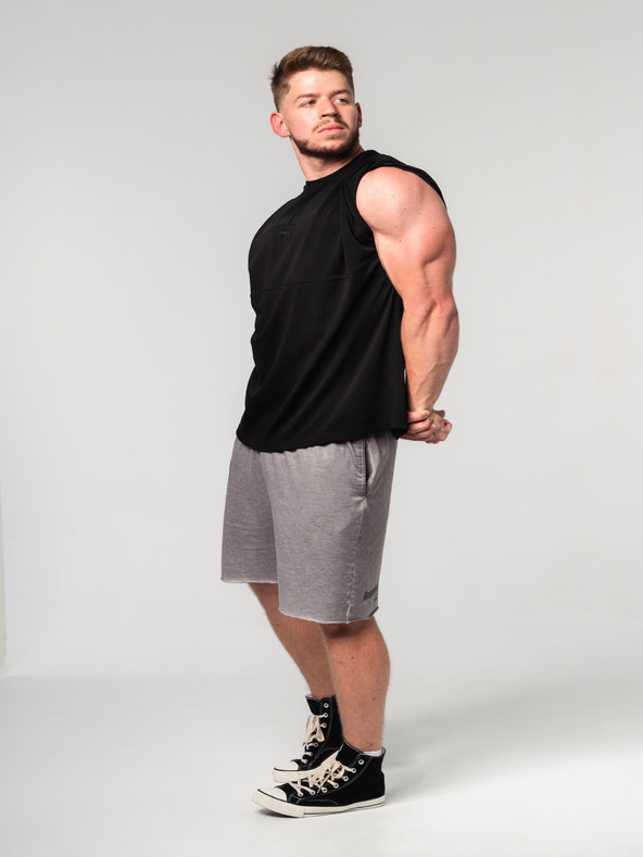 Nebbia Tričko nadrozmernej veľkosti NO SHORTCUTS 354