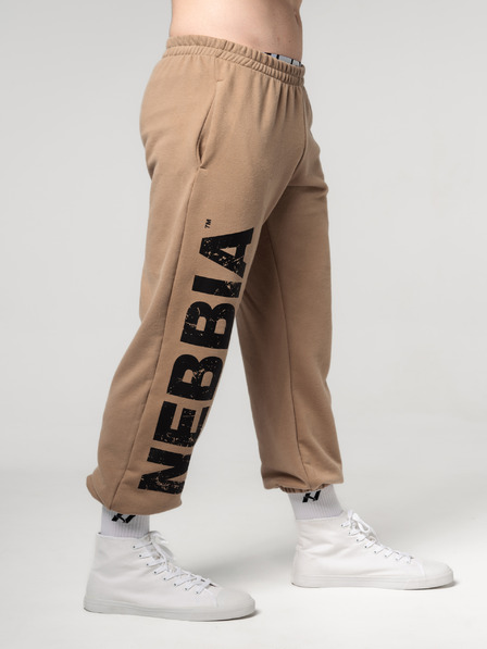 Nebbia Voľné vrecovité tepláky s vreckami GYM BRO 365