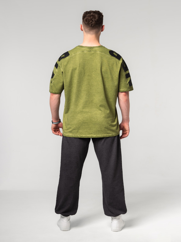 Nebbia Vyprané tričko nadrozmernej veľkosti LIFTING CLUB 368