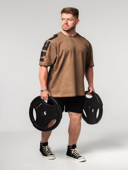 Nebbia Vyprané tričko nadrozmernej veľkosti LIFTING CLUB 368