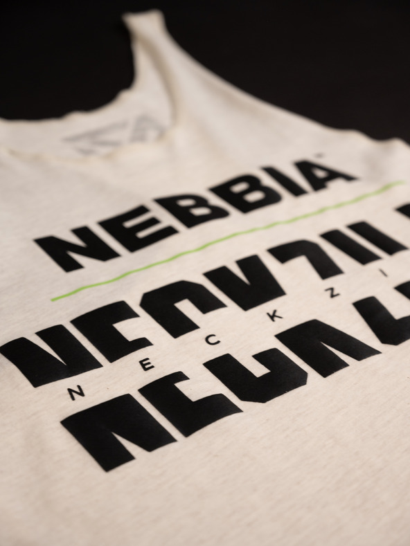 Nebbia NECKZILLA Tielko so svalmi na chrbte 967