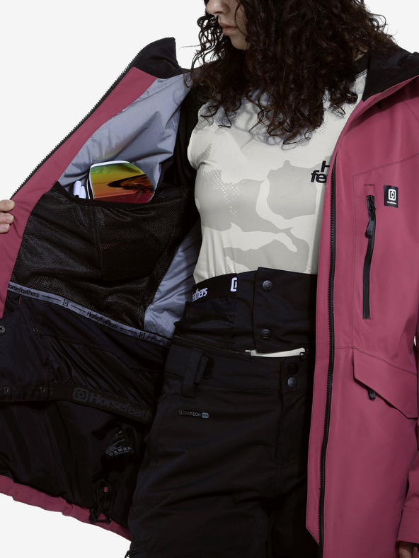 Horsefeathers Bunda Larra II Horsefeathers - červená