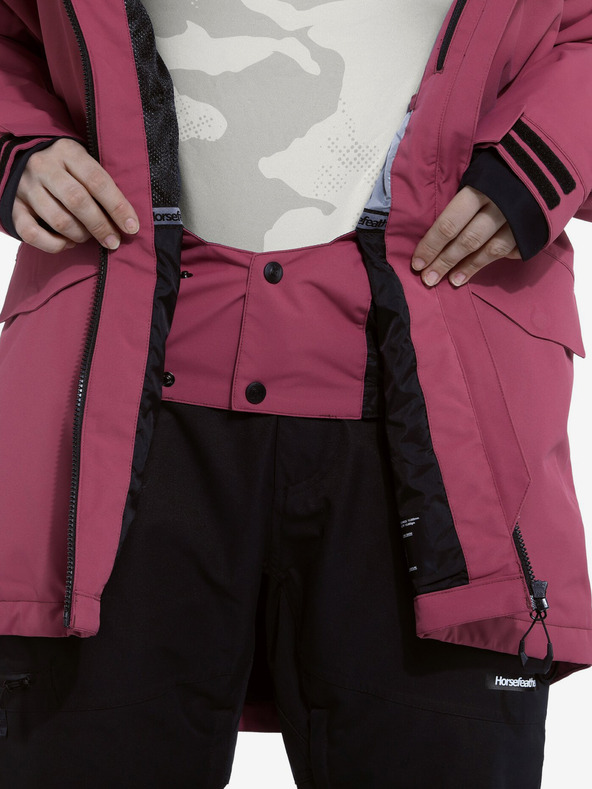 Horsefeathers Bunda Larra II Horsefeathers - červená