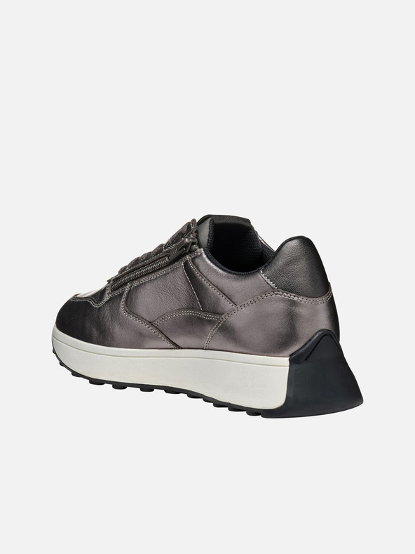 Geox Strieborné dámske tenisky Geox Amabel