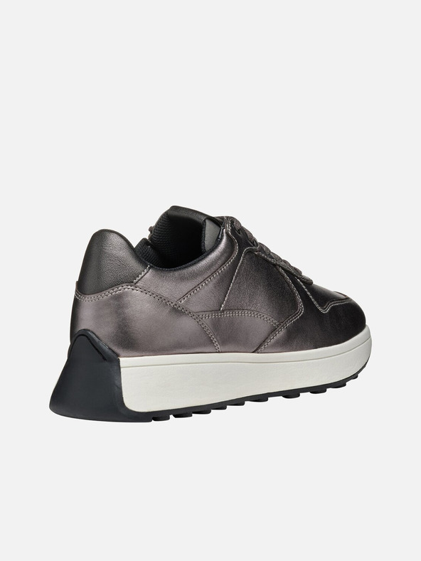 Geox Strieborné dámske tenisky Geox Amabel