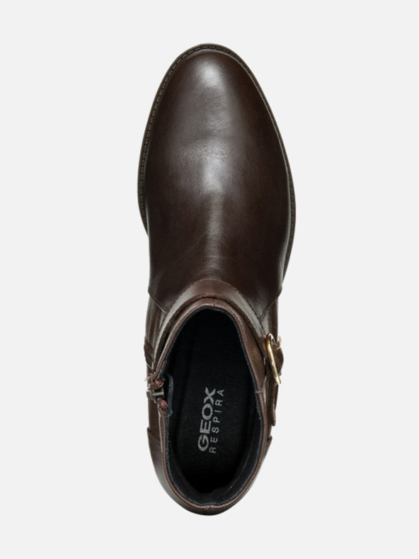 Geox Hnedé dámske členkové topánky Geox Felicity