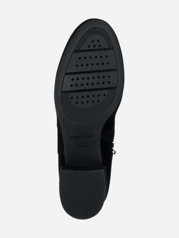Geox Čierne dámske členkové topánky Geox Eleana