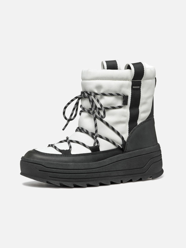 Geox Biele dámske členkové topánky Geox Milleiny ABX