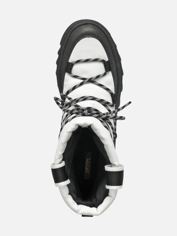 Geox Biele dámske členkové topánky Geox Milleiny ABX