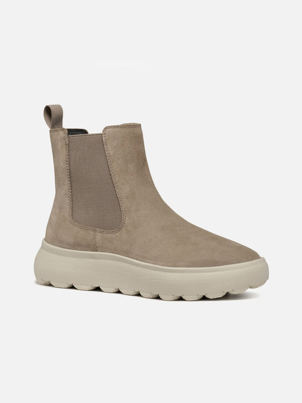 Geox Béžové dámske členkové topánky Geox Spherica EC4.1