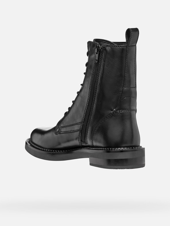 Geox Čierne dámske členkové topánky Geox Serilda