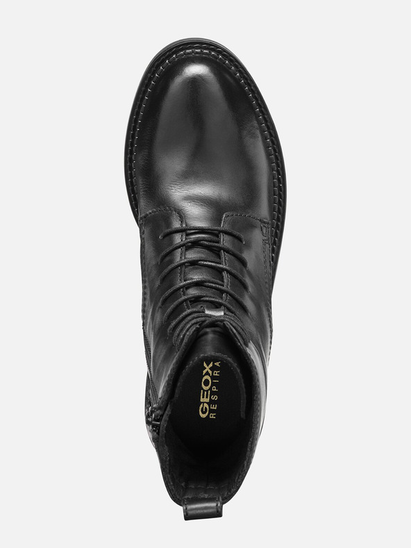 Geox Čierne dámske členkové topánky Geox Serilda