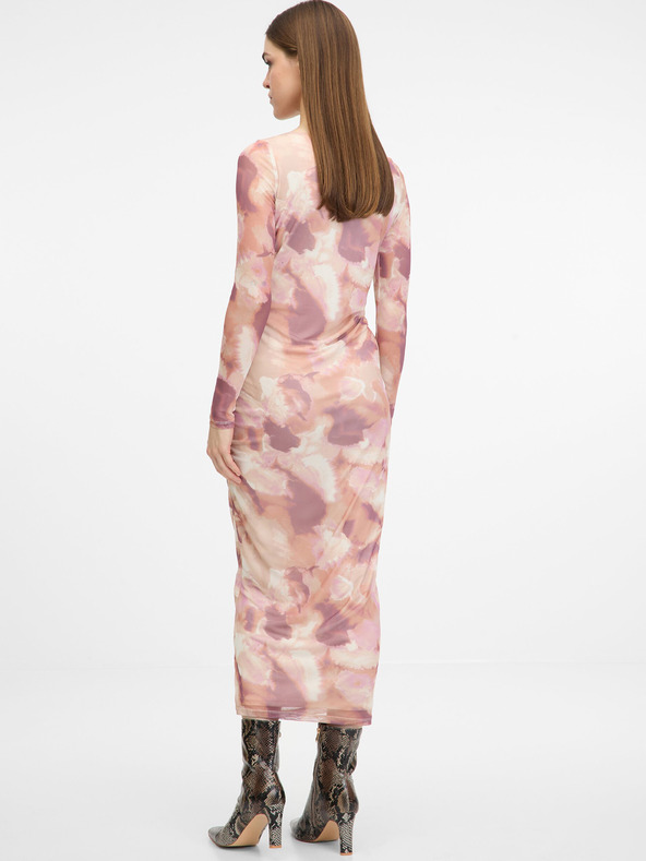 Orsay Svetloružové dámske midi šaty ORSAY