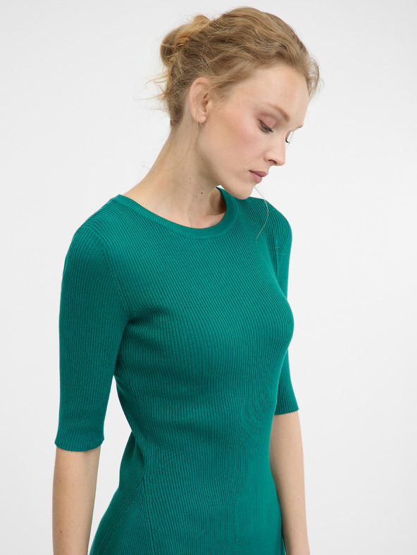 Orsay Zelené dámske krátke šaty ORSAY