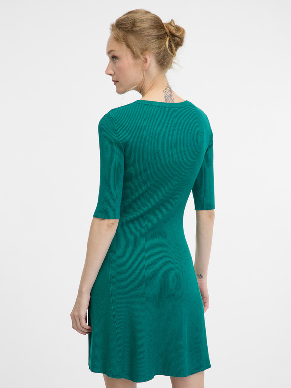 Orsay Zelené dámske krátke šaty ORSAY