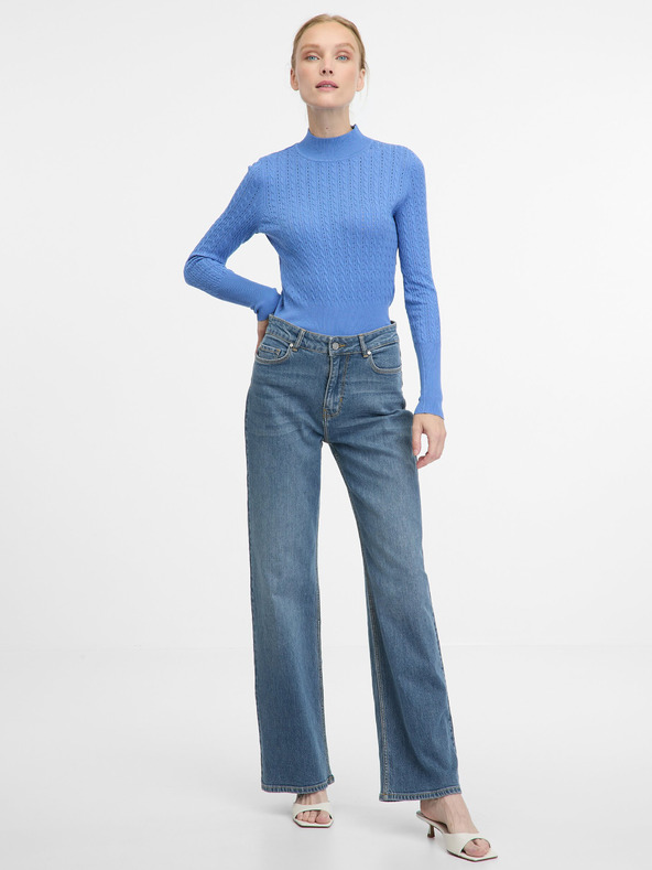 Orsay Modrý dámsky sveter ORSAY