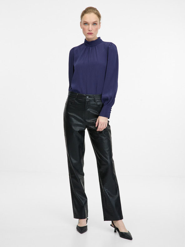 Orsay Tmavomodrá dámska blúzka ORSAY